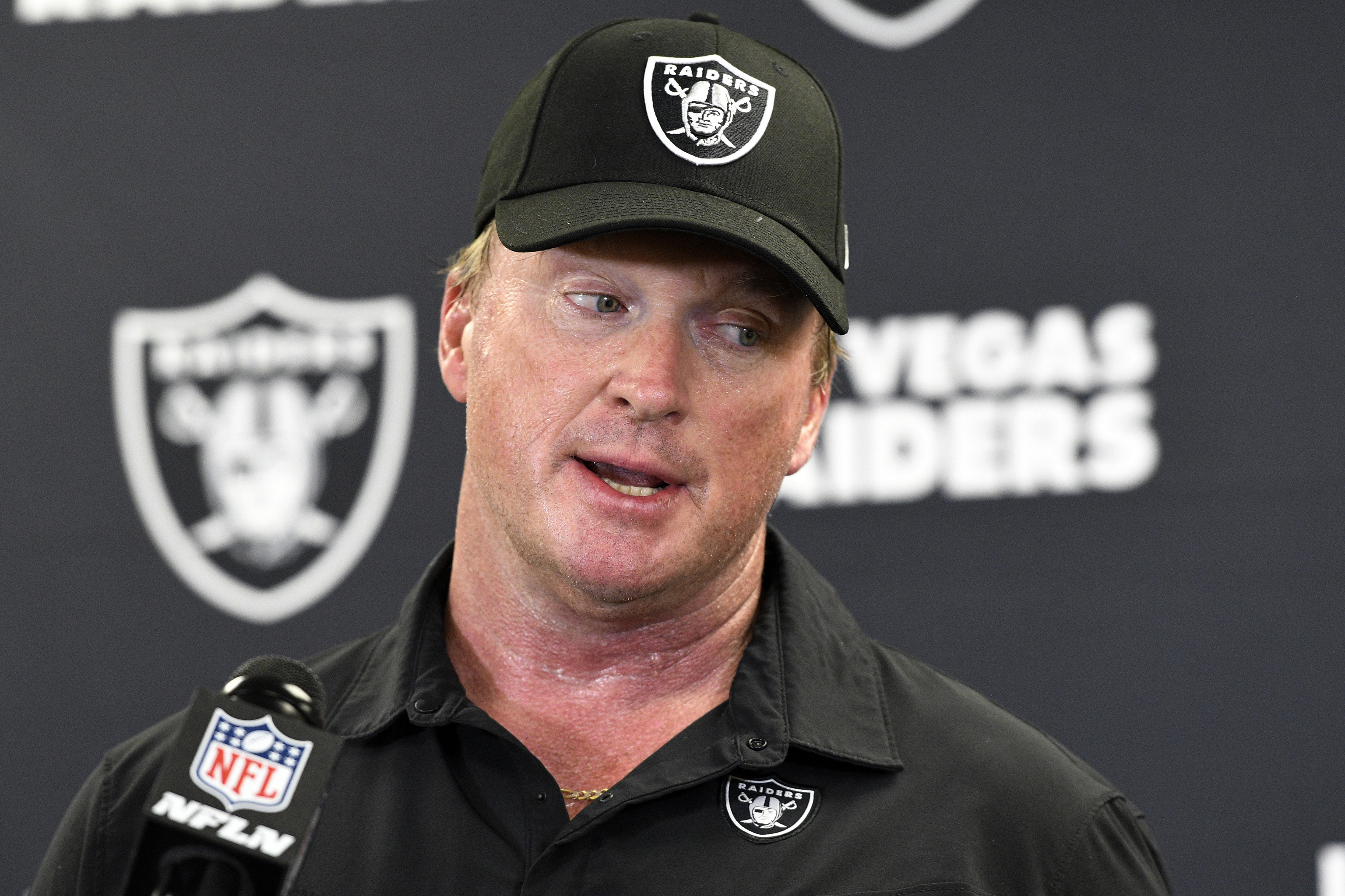 Las Vegas Raiders head coach Jon Gruden.