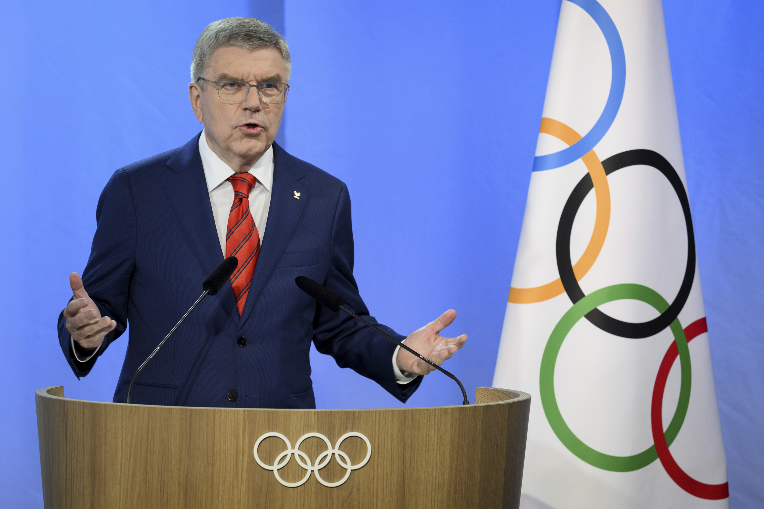 nternational Olympic Committee (IOC) President Thomas Bach.