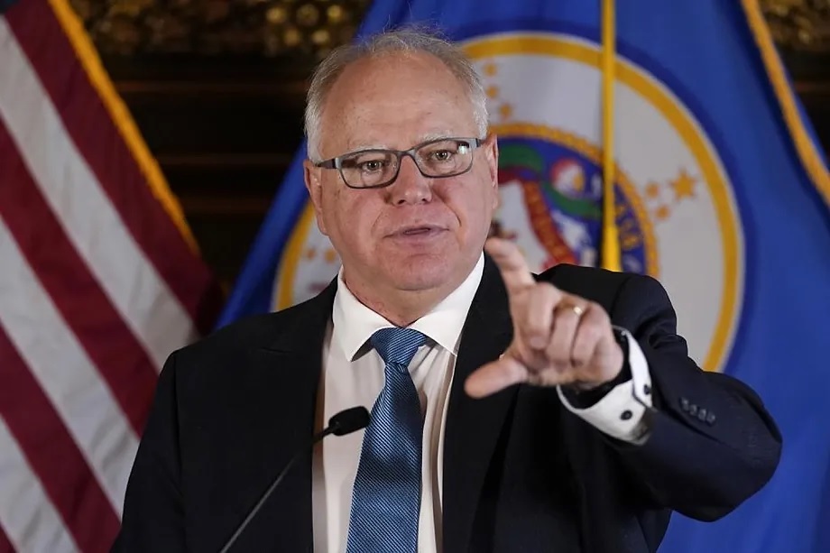 The governor of Minnesota, Tim Walz.