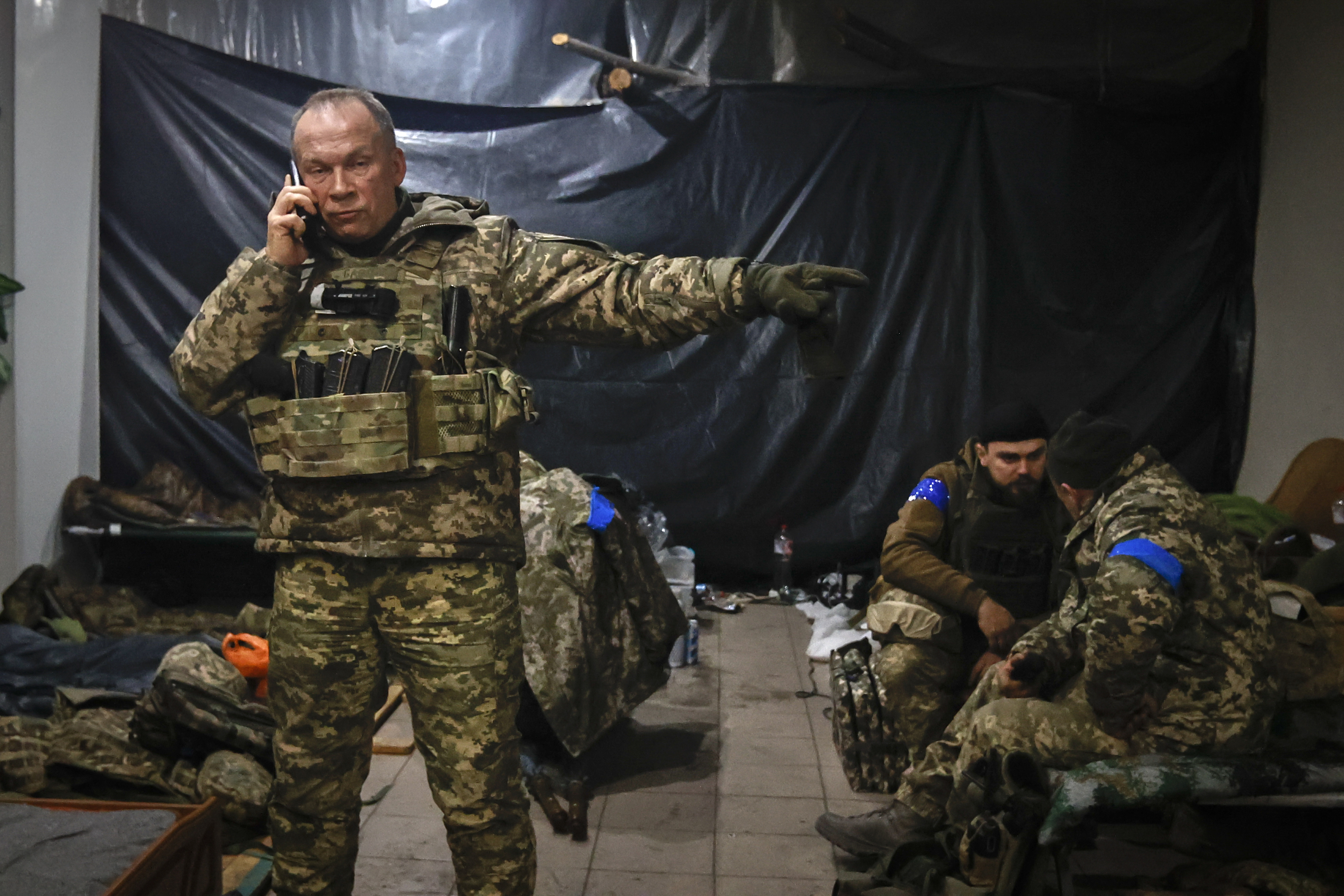 Commander of the Ukrainian army, Col. Gen. Oleksandr Syrskyi,