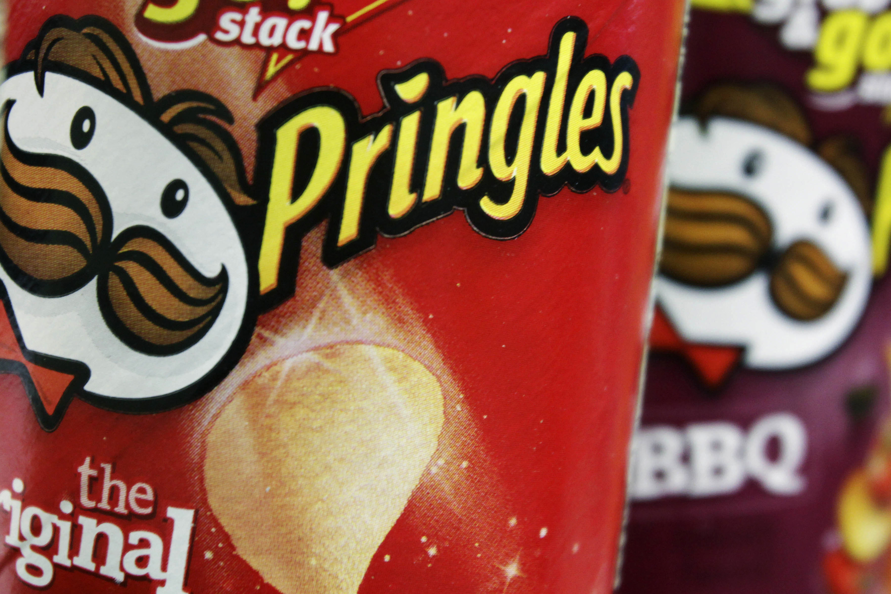 Pringles chips are seen in a posed photo at a West Bath