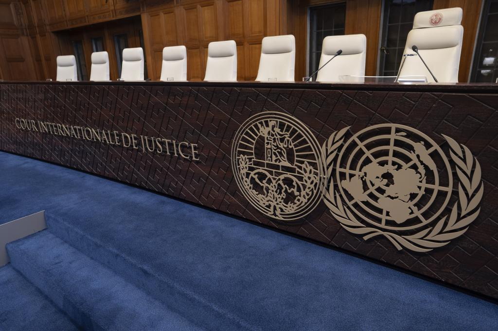 eats of the judges at the International Court of Justice