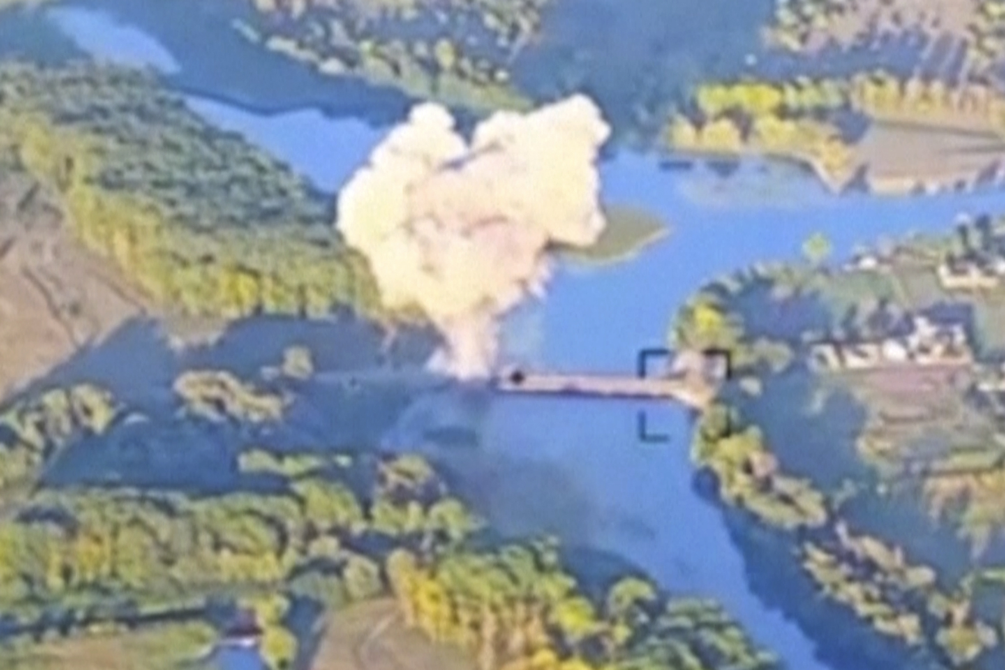 Ukraine has destroyed a key bridge in Russia's Kursk region and struck a second one nearby