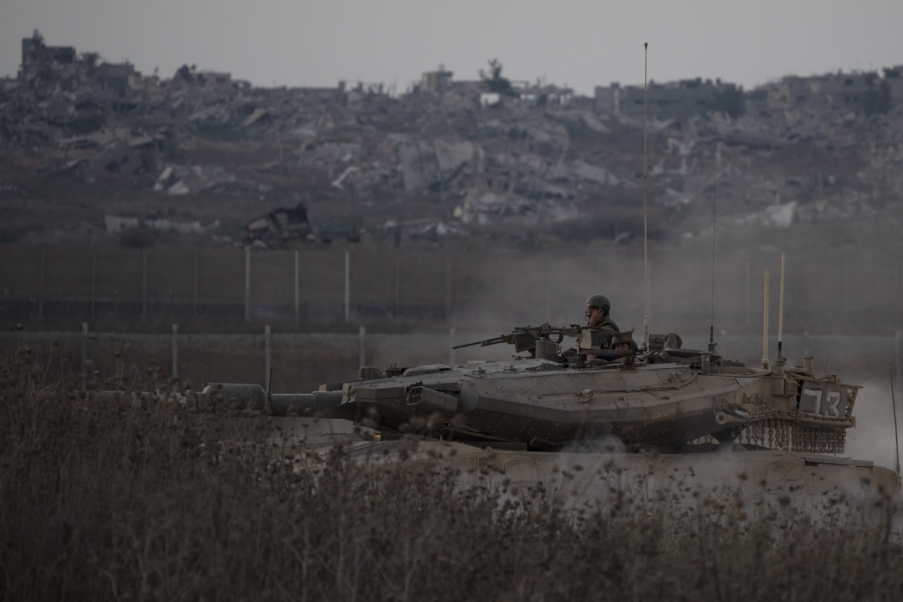 Israeli troops in Gaza