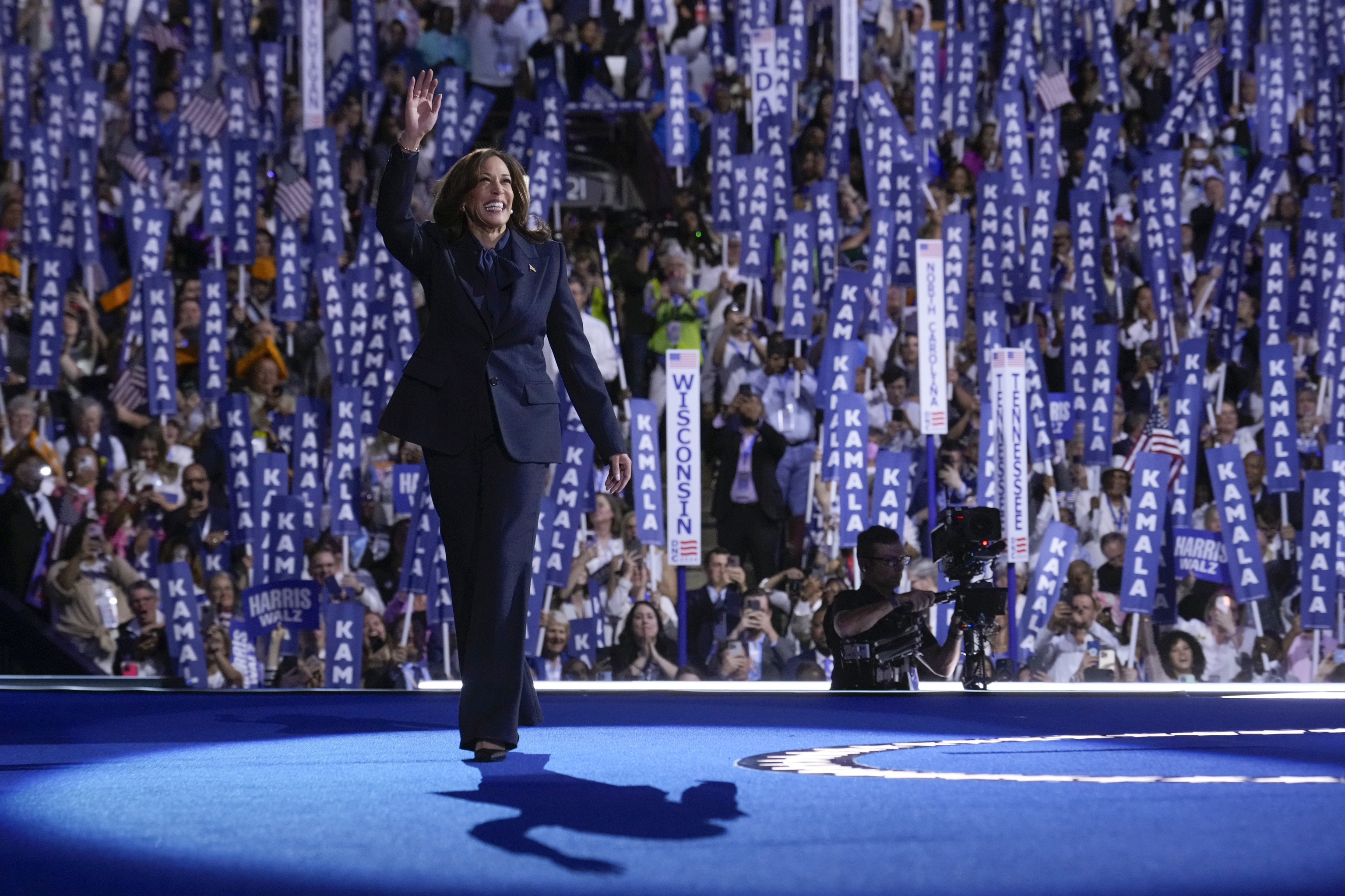 Democratic presidential nominee Vice President Kamala Harris