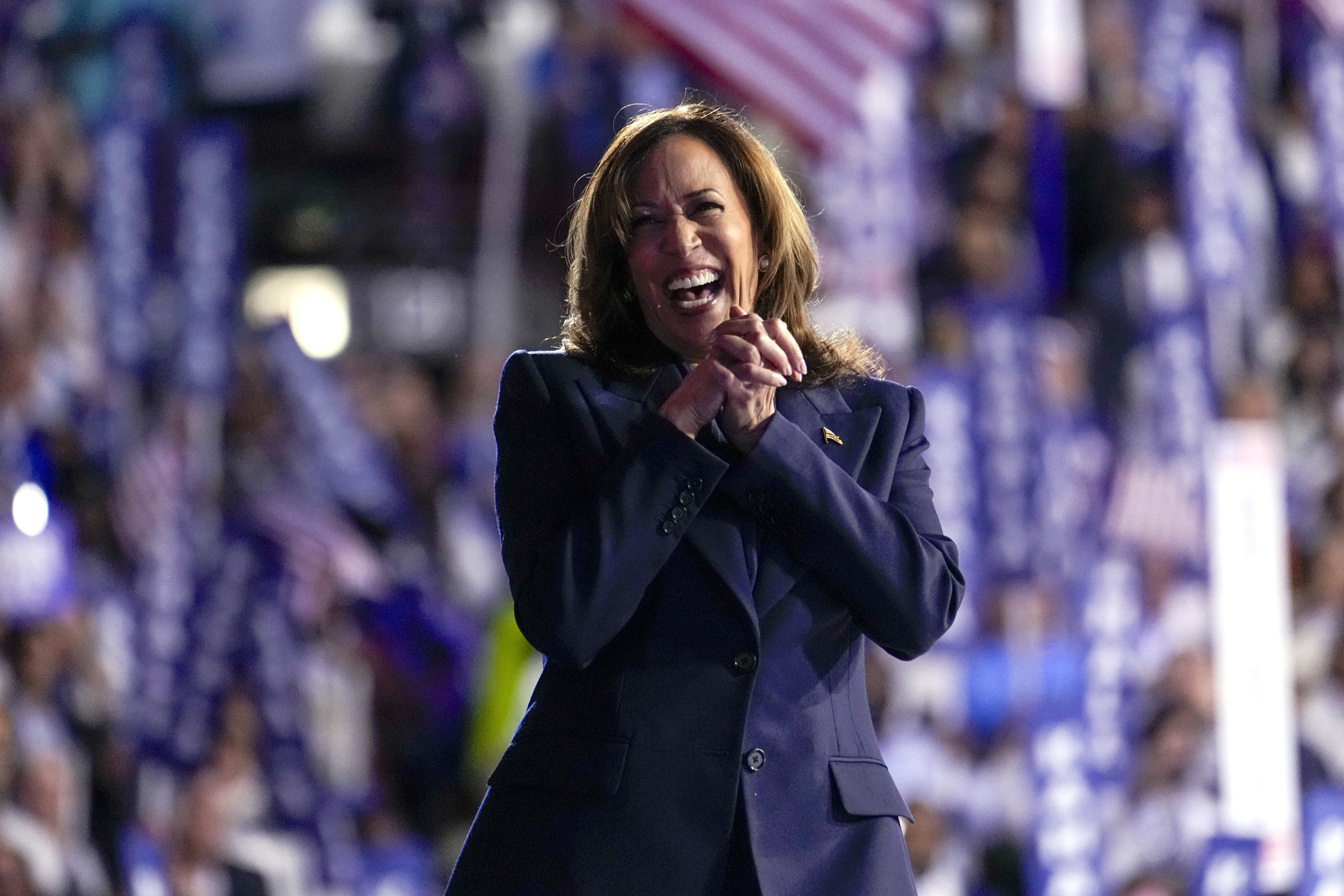 Democratic presidential nominee Vice President Kamala Harris