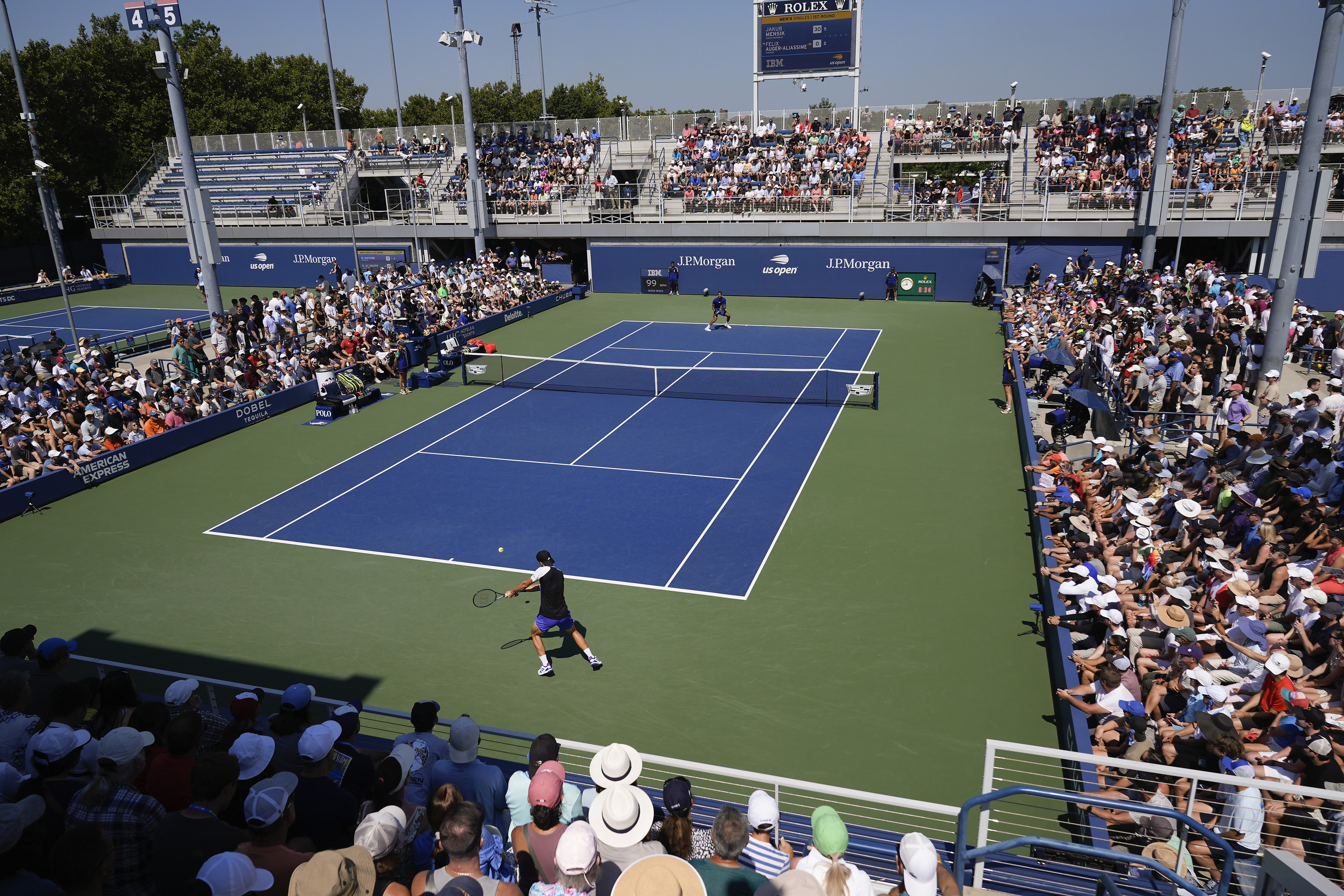 The first round of the U.S. Open tennis championships