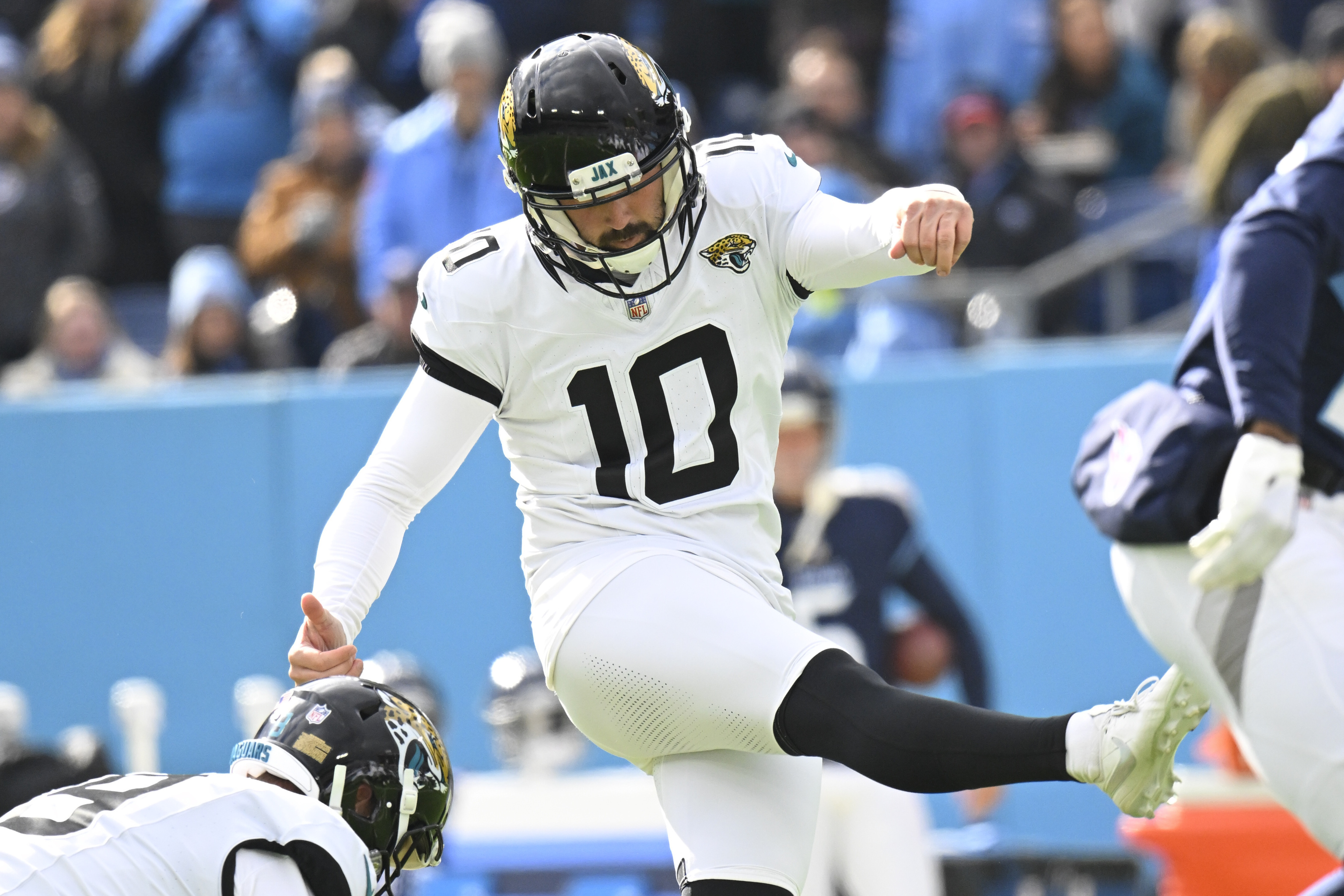 Jacksonville Jaguars place kicker Brandon McManus.