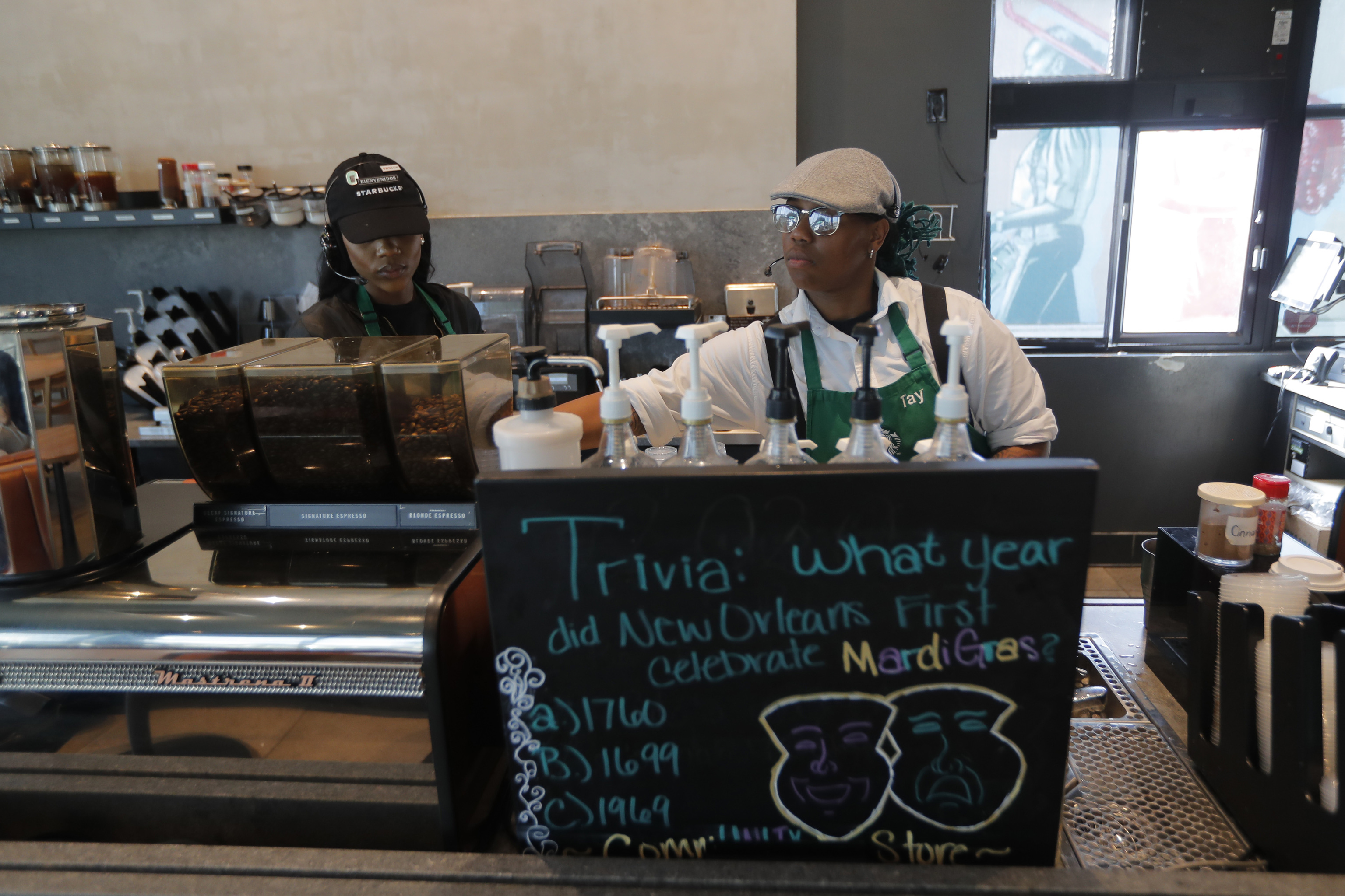 A Starbucks on South Claiborne Ave. in New Orleans