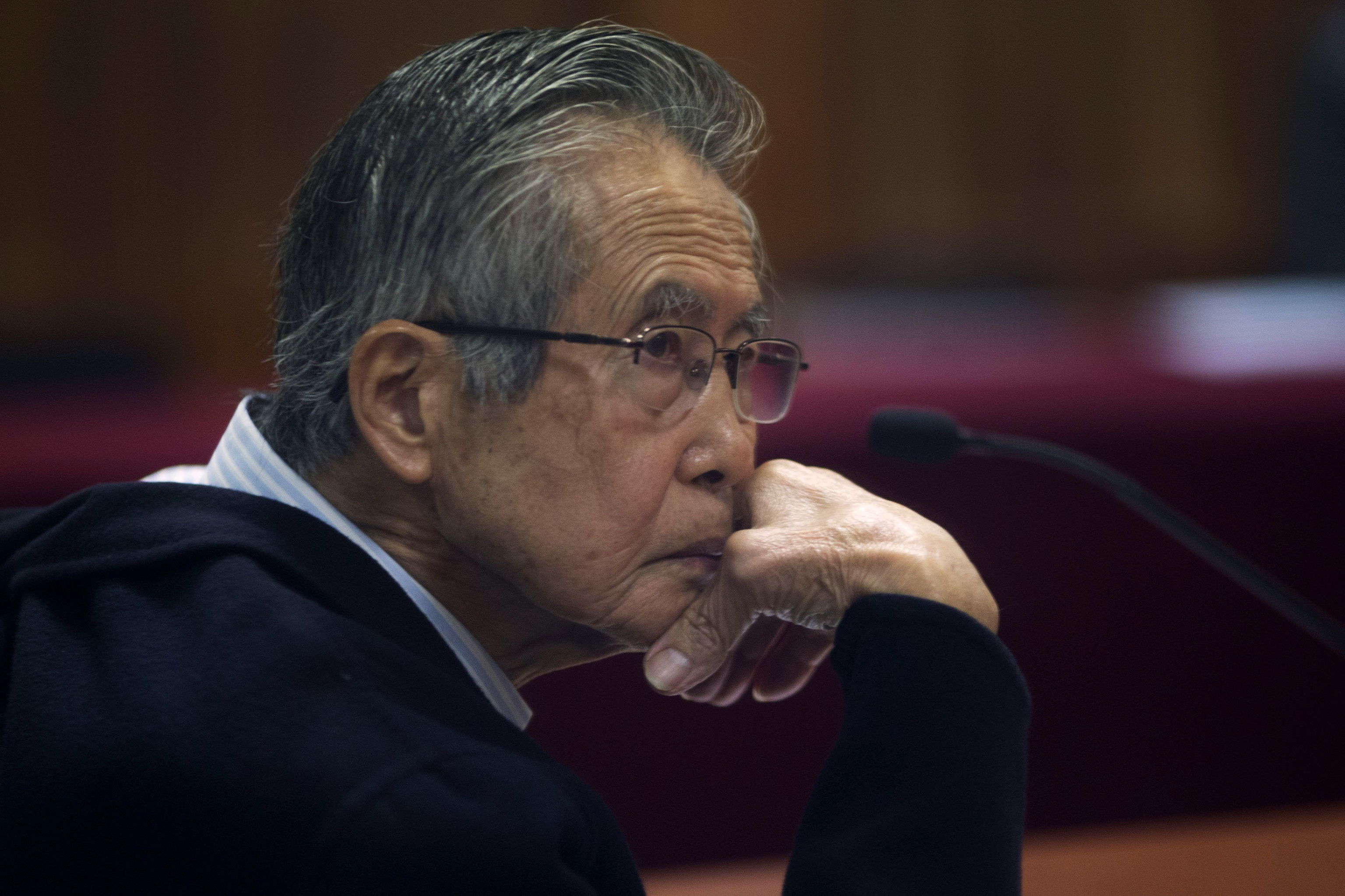 Peru's jailed, former President Alberto Fujimori