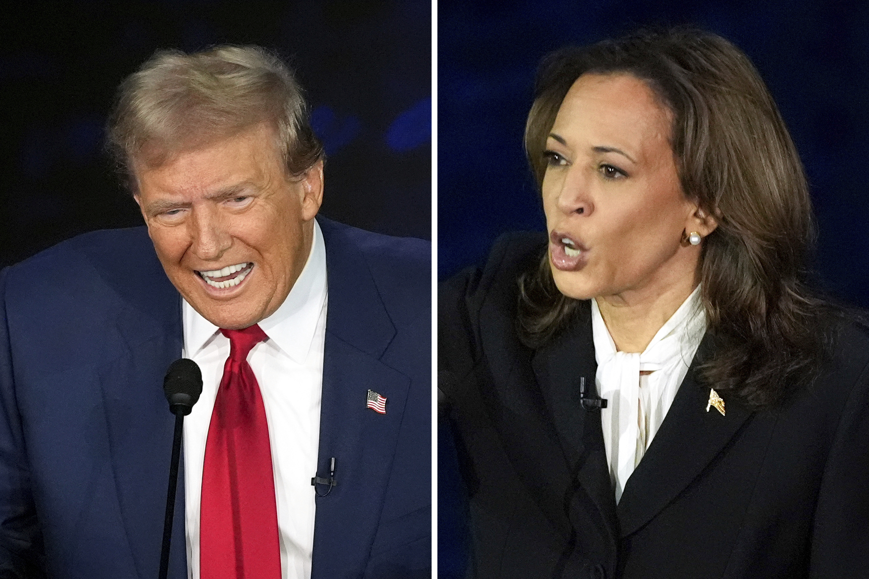 debate between Republican presidential nominee former President Donald Trump and Democratic presidential nominee Vice President Kamala Harris