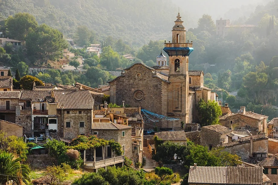 Panoramic view of Aracena, in Huelva.