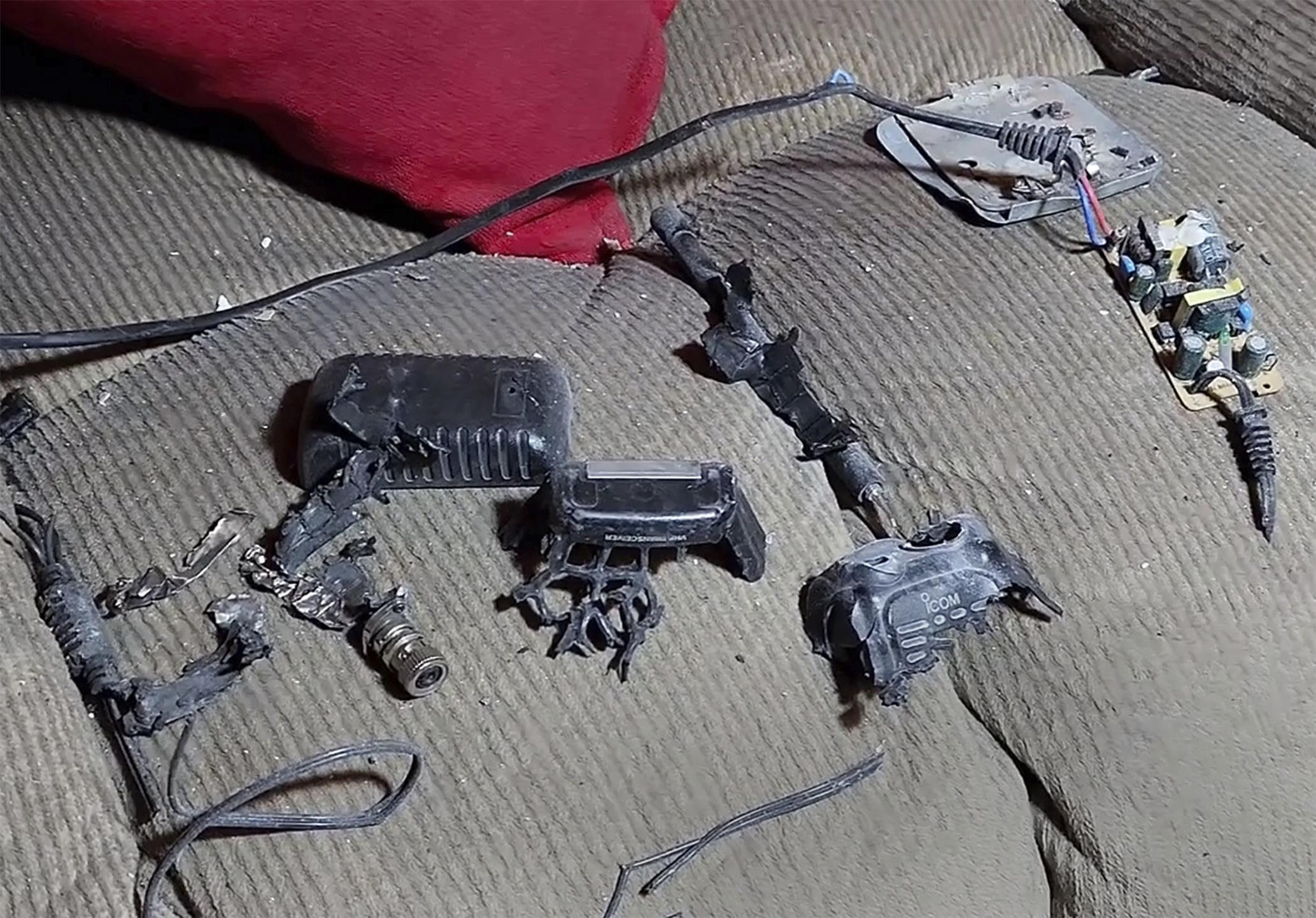 A walkie-talkie exploded inside a house in Baalbek, in eastern Lebanon.