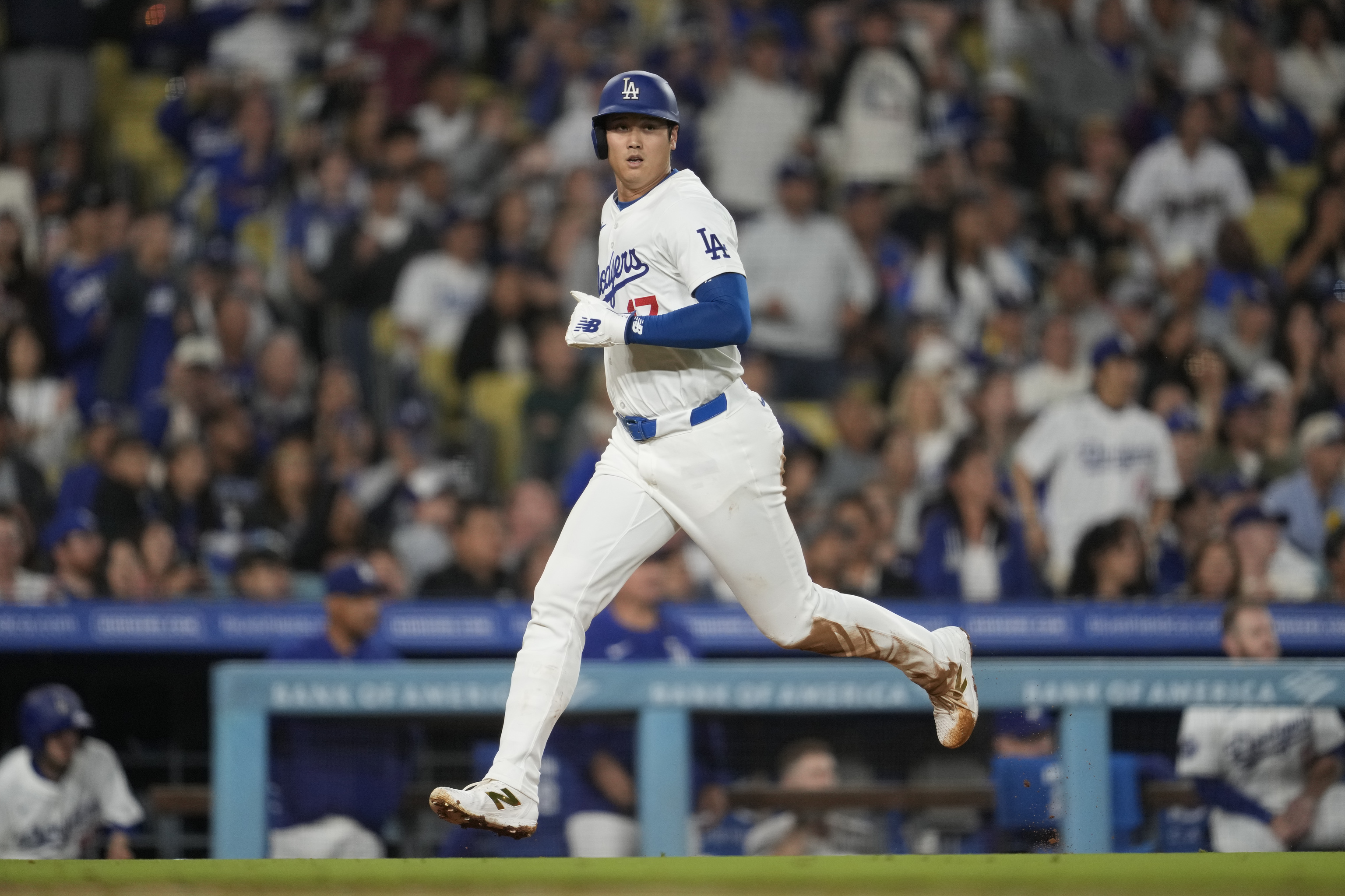 Los Angeles Dodgers designated hitter Shohei Ohtani (17).