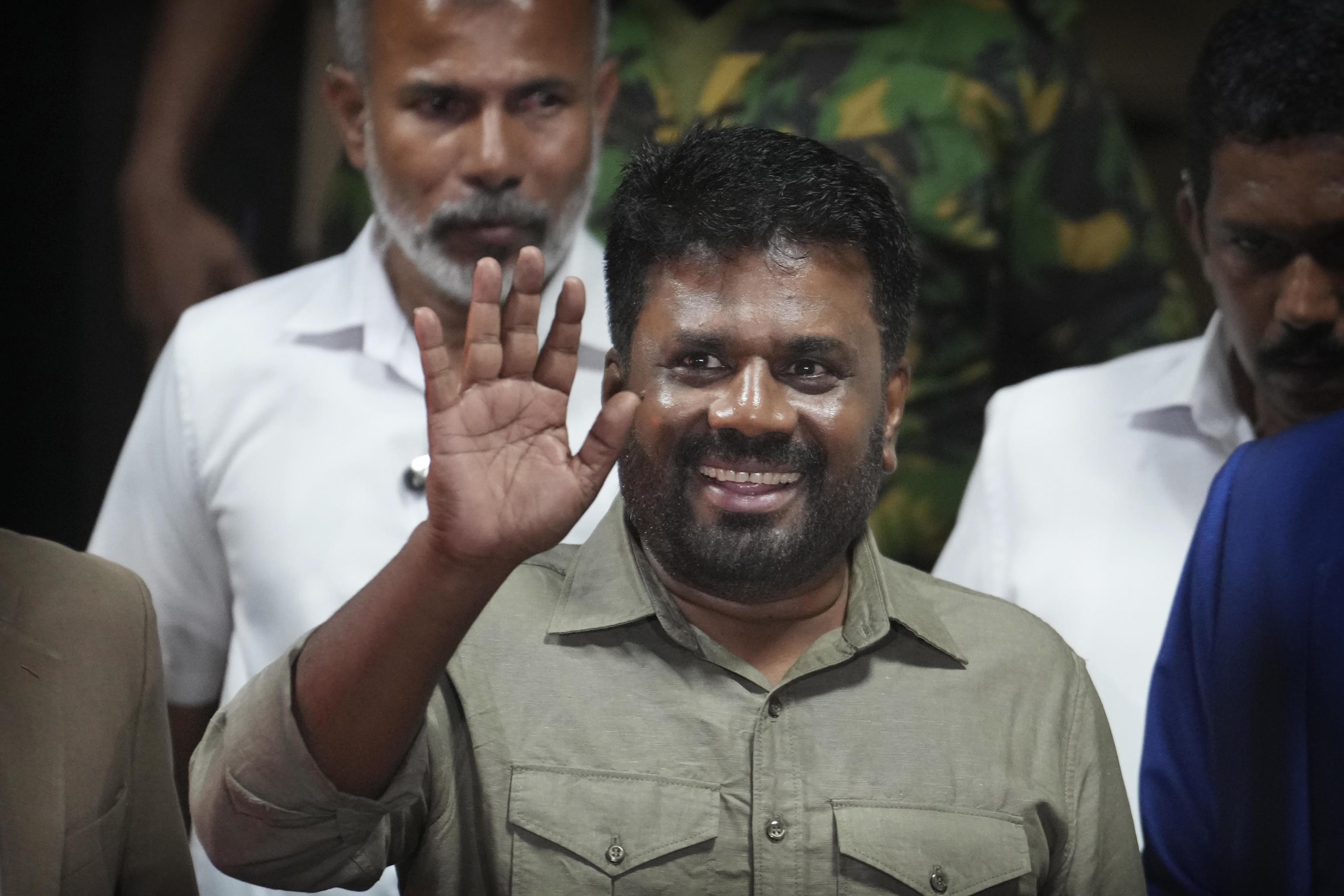 Marxist lawmaker Anura Kumara Dissanayake.