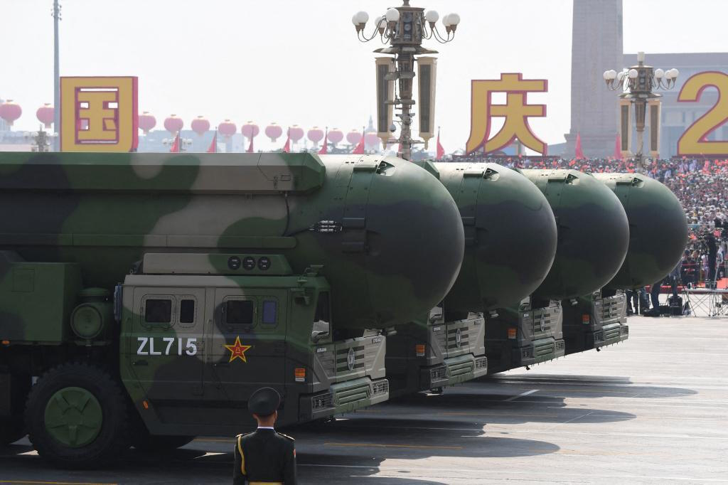 China's intercontinental ballistic missiles.