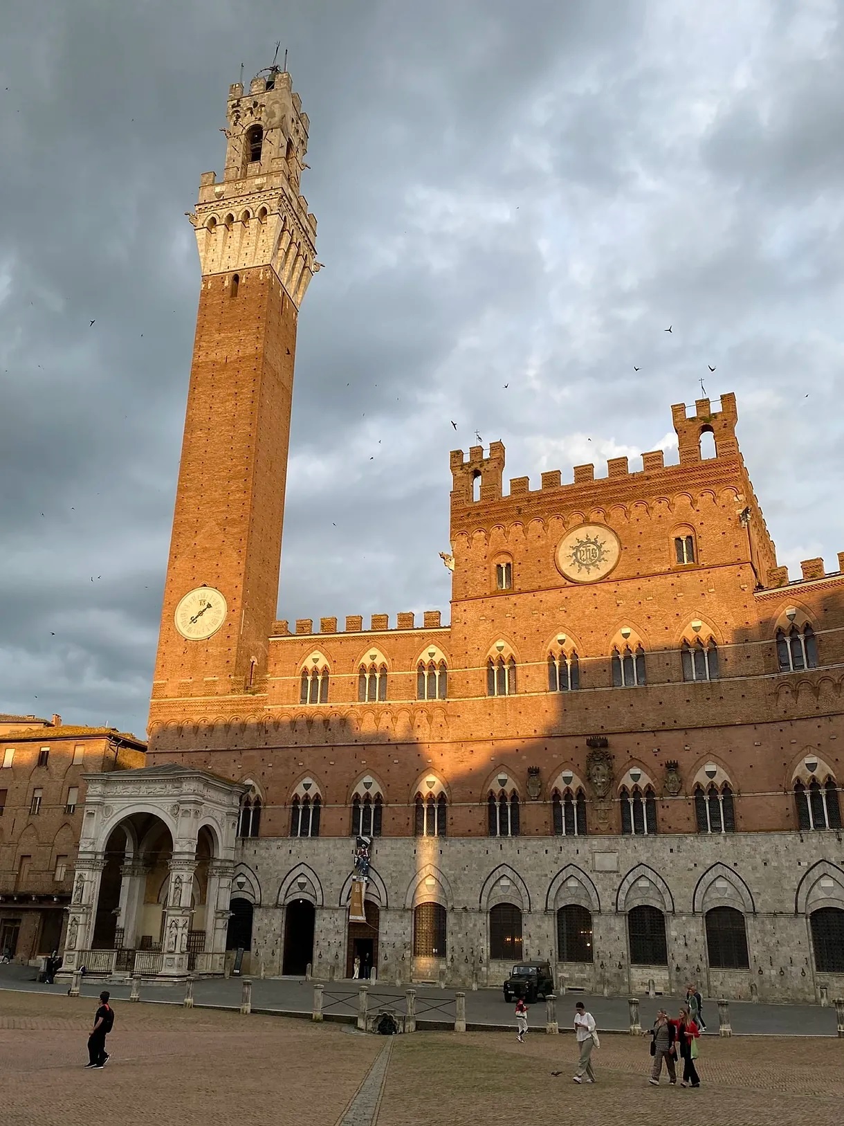 The Palazzo Pubblico and the Torre del Mangias.