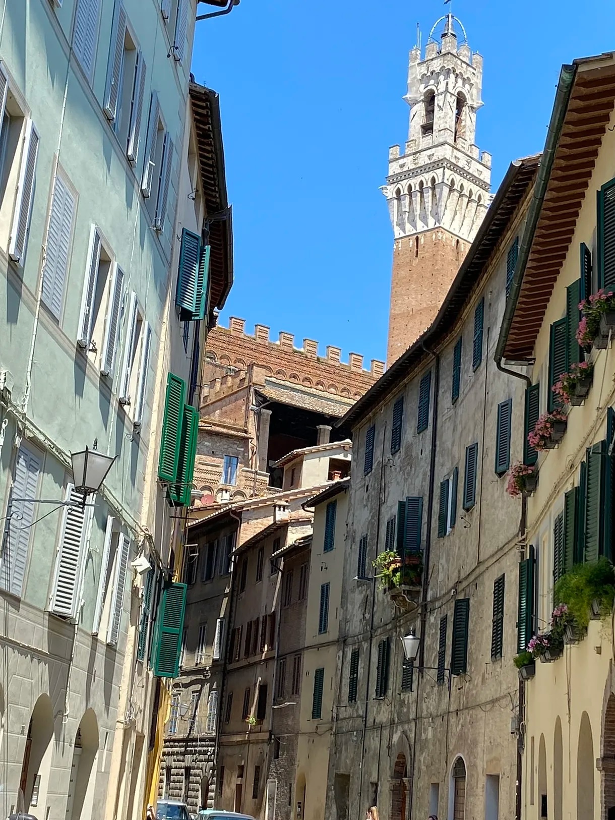 The Torre del Mangias is visible from all over the city.