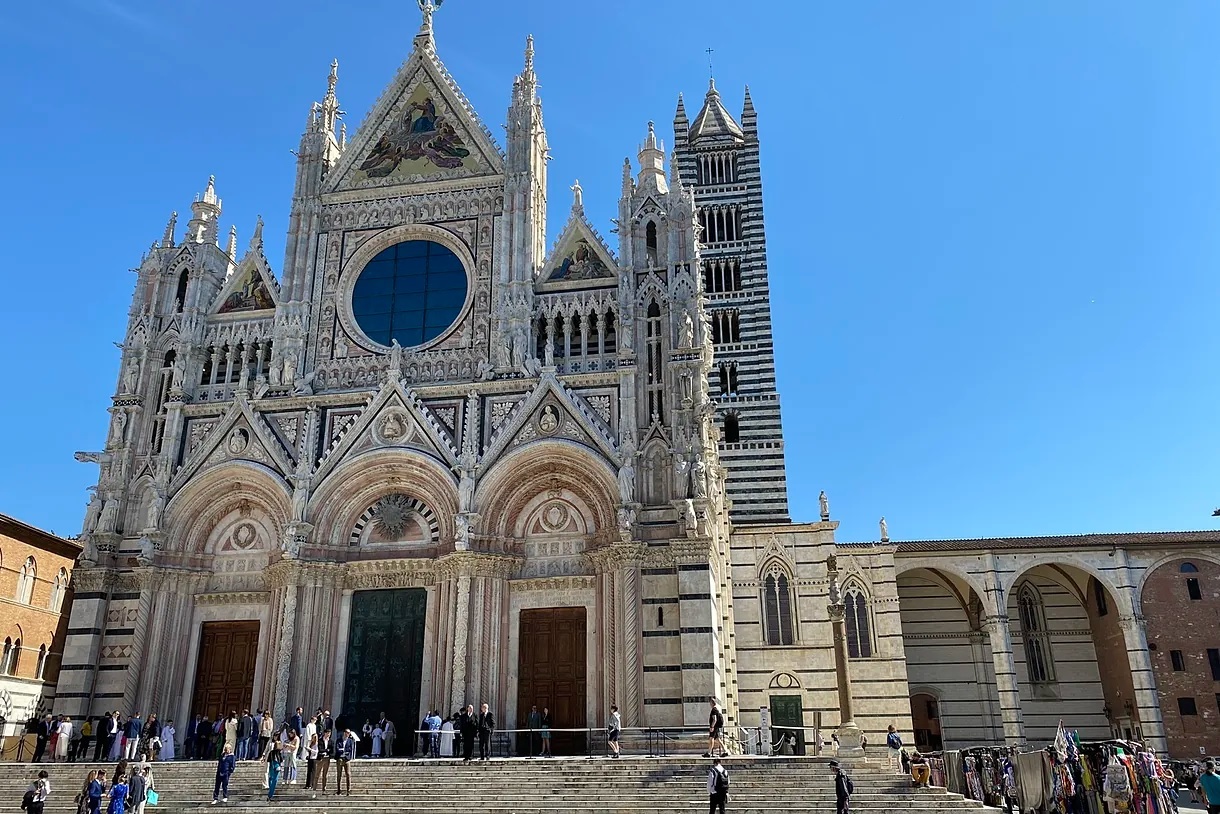 The cathedral of Siena.