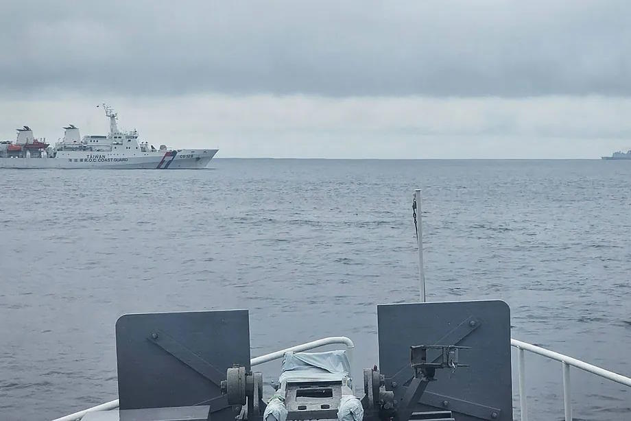 Photo from the Taiwan Coast Guard in another incident last May.