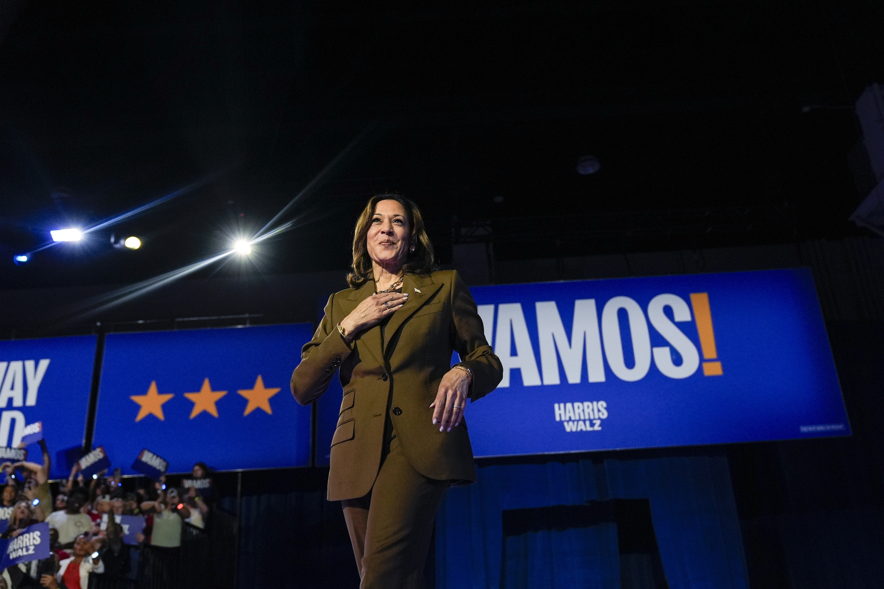 Democratic presidential nominee Vice President Kamala Harris