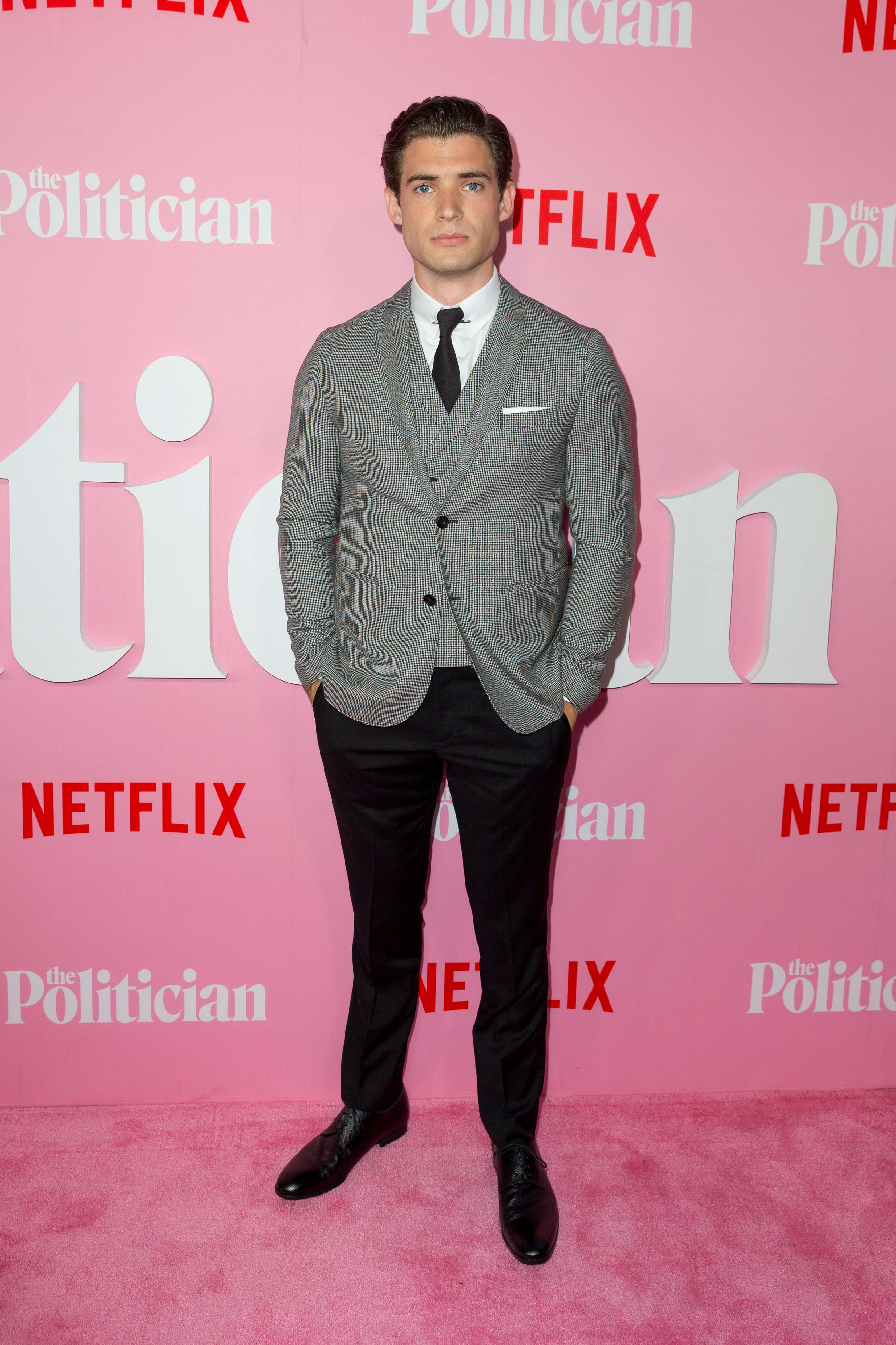 David Corenswet attends the premiere of Netflix's "The Politician" in 2019