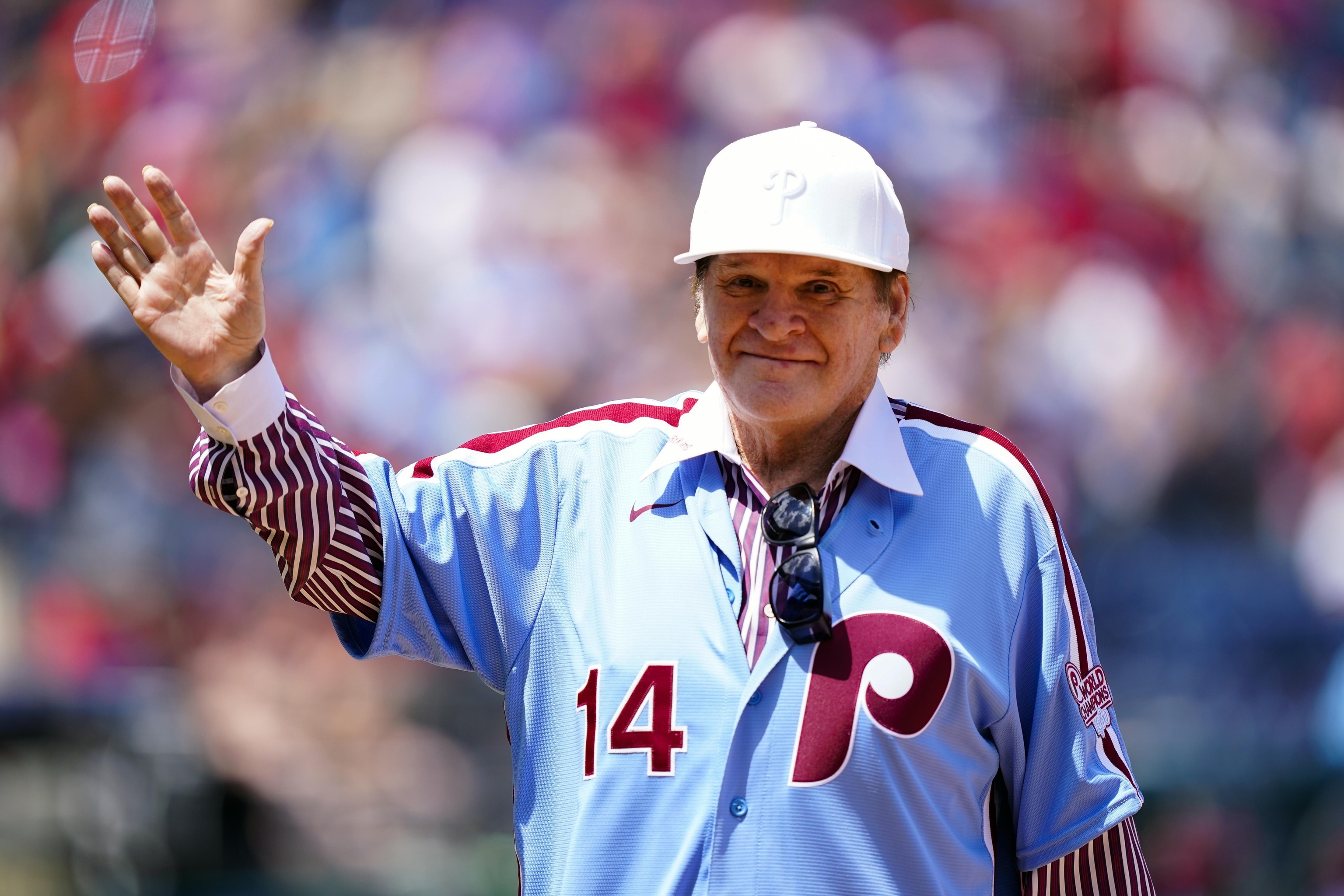 Former Philadelphia Phillies player Pete Rose.