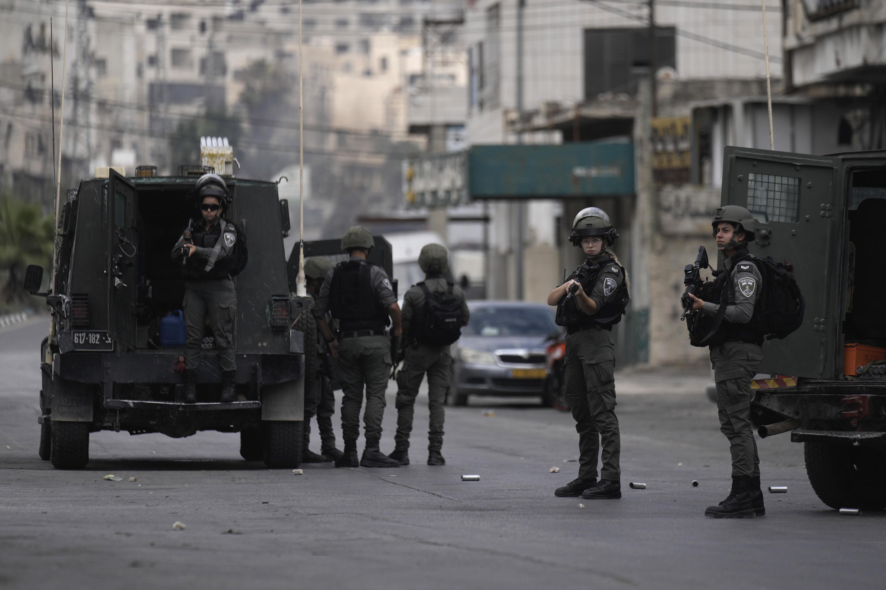 Israeli forces during an Israeli military operation.