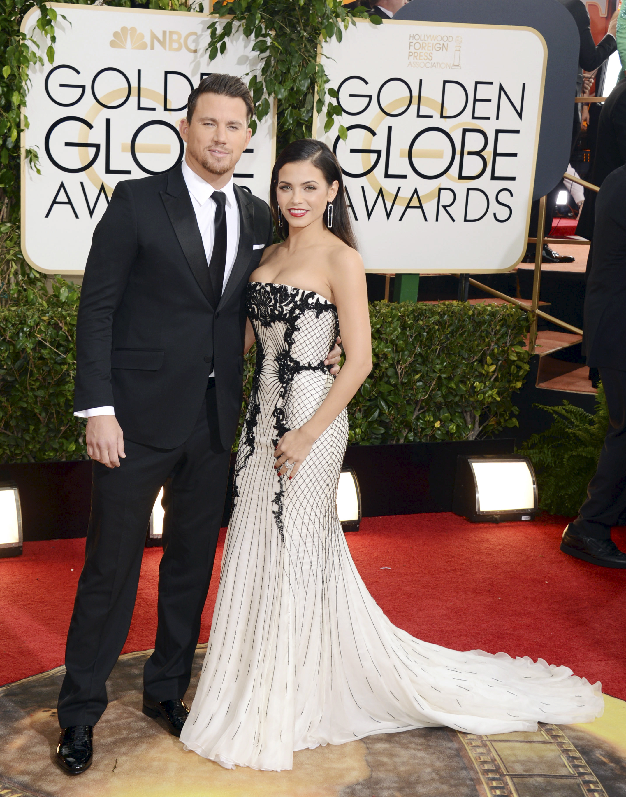 Channing Tatum, left, and Jenna Dewan.