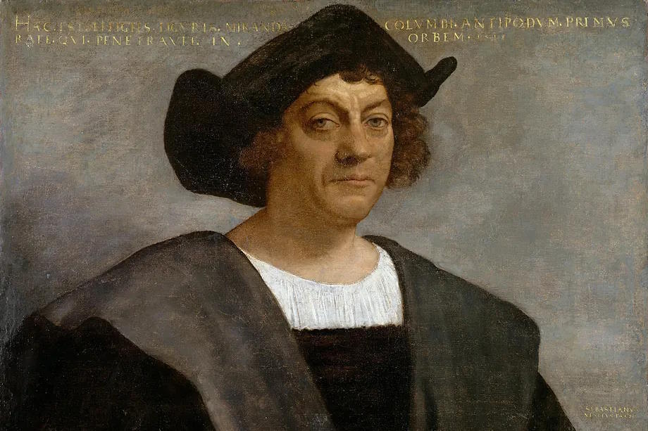 Portrait of Christopher Columbus.