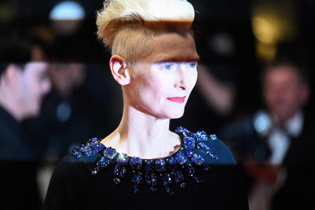 British actress Tilda Swinton.