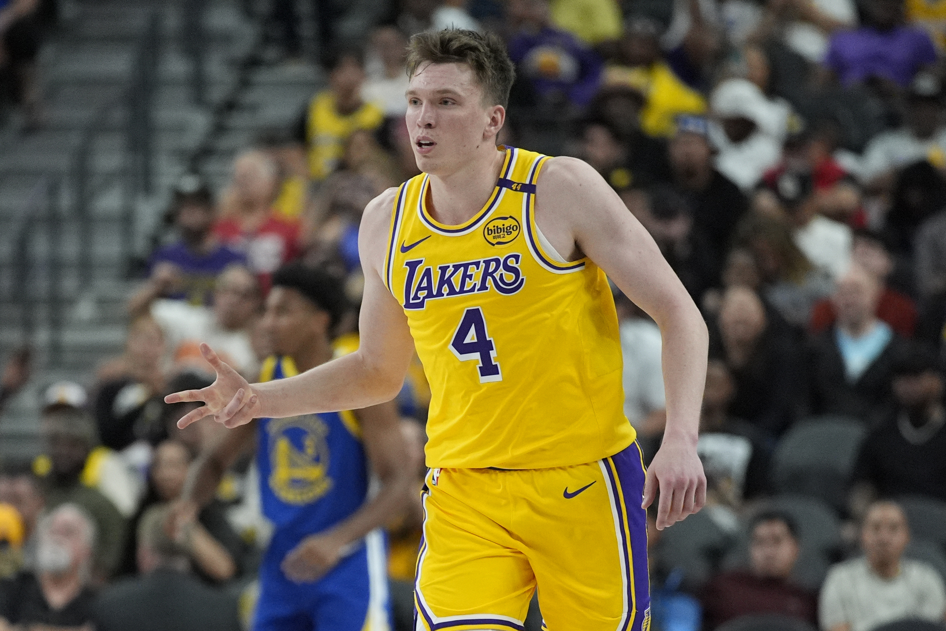 Los Angeles Lakers guard Dalton Knecht.