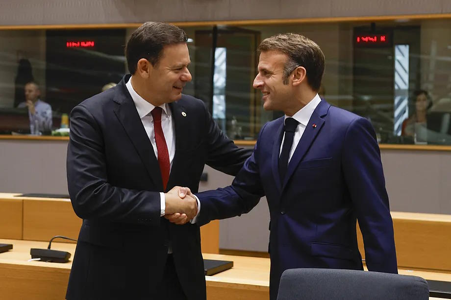 Portuguese Prime Minister, Lus Montenegro, met with Macron.