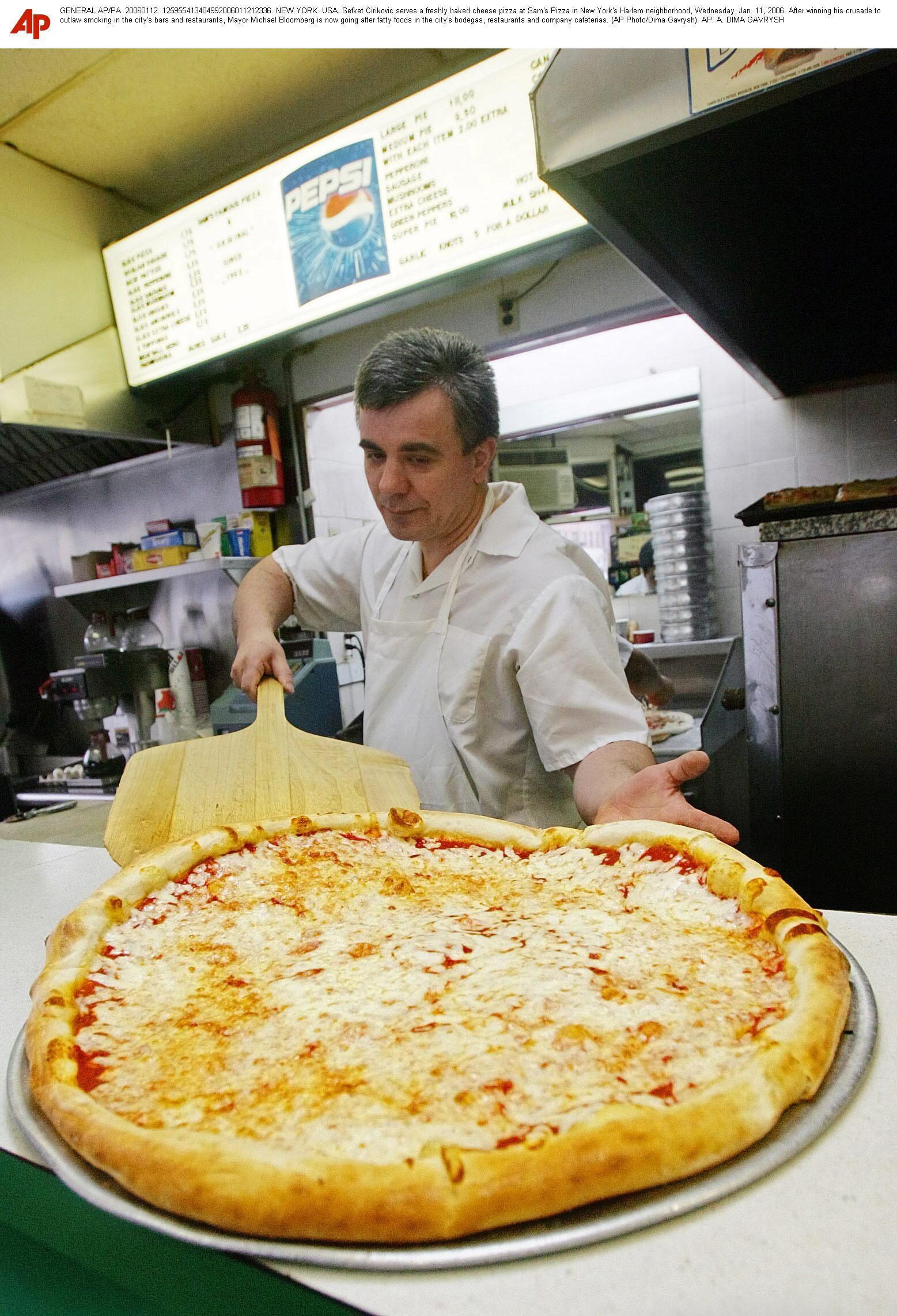 A freshly baked cheese pizza.