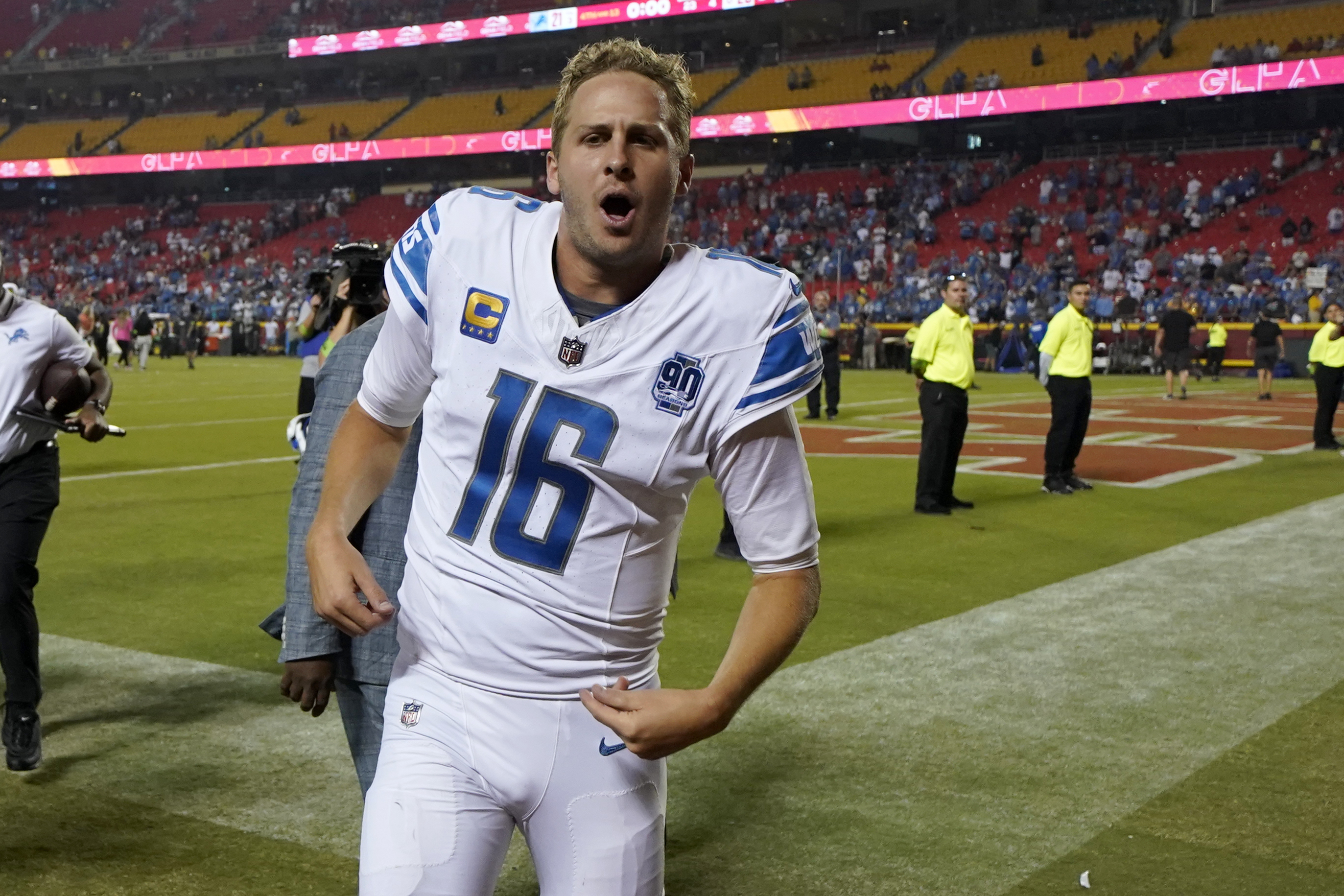 Detroit Lions quarterback Jared Goff.