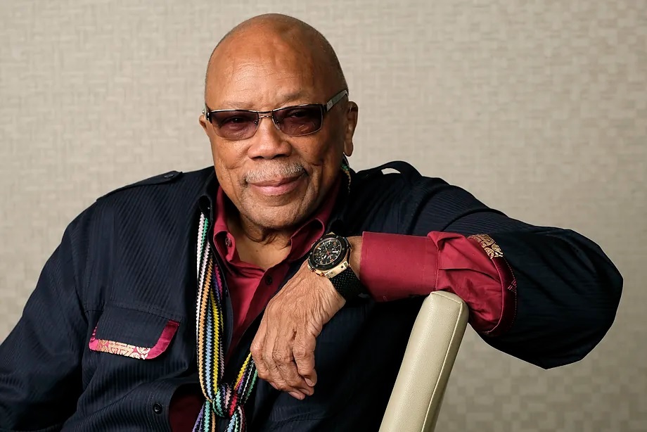 Music producer Quincy Jones, in 2018.