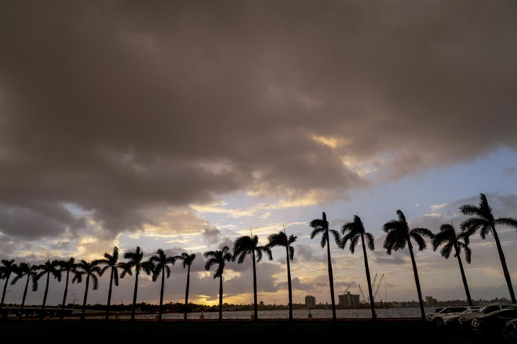 Tropical Storm Nicole is forcing people from their homes in the Bahamas