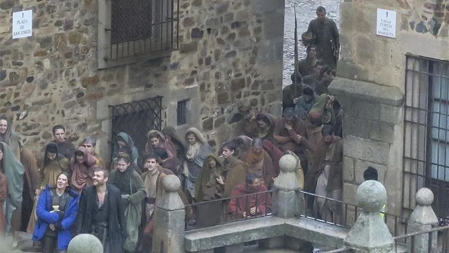 Filming of 'Game of Thrones' in the Extremadura province.