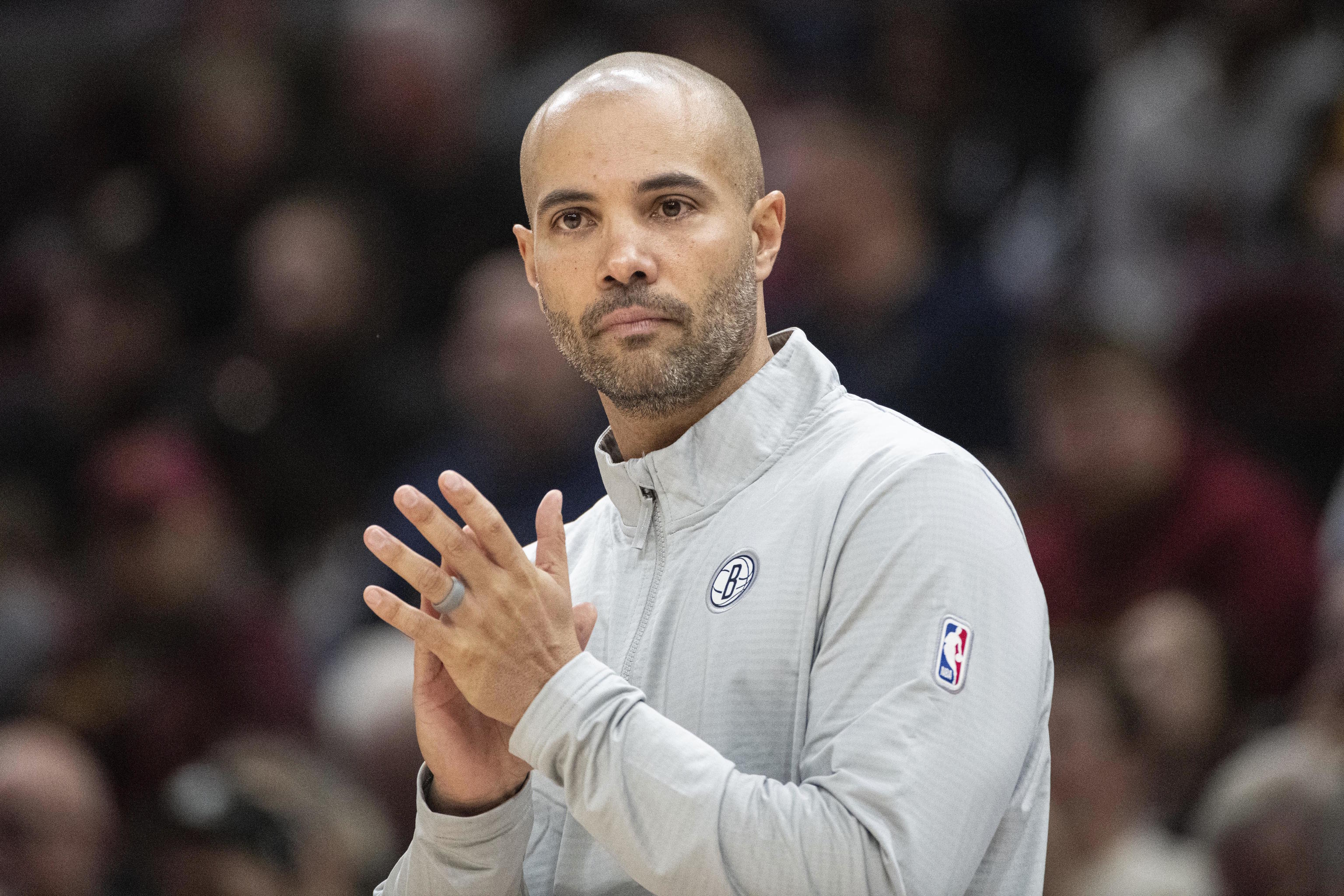 Jordi Fernndez, during a recent Nets game.