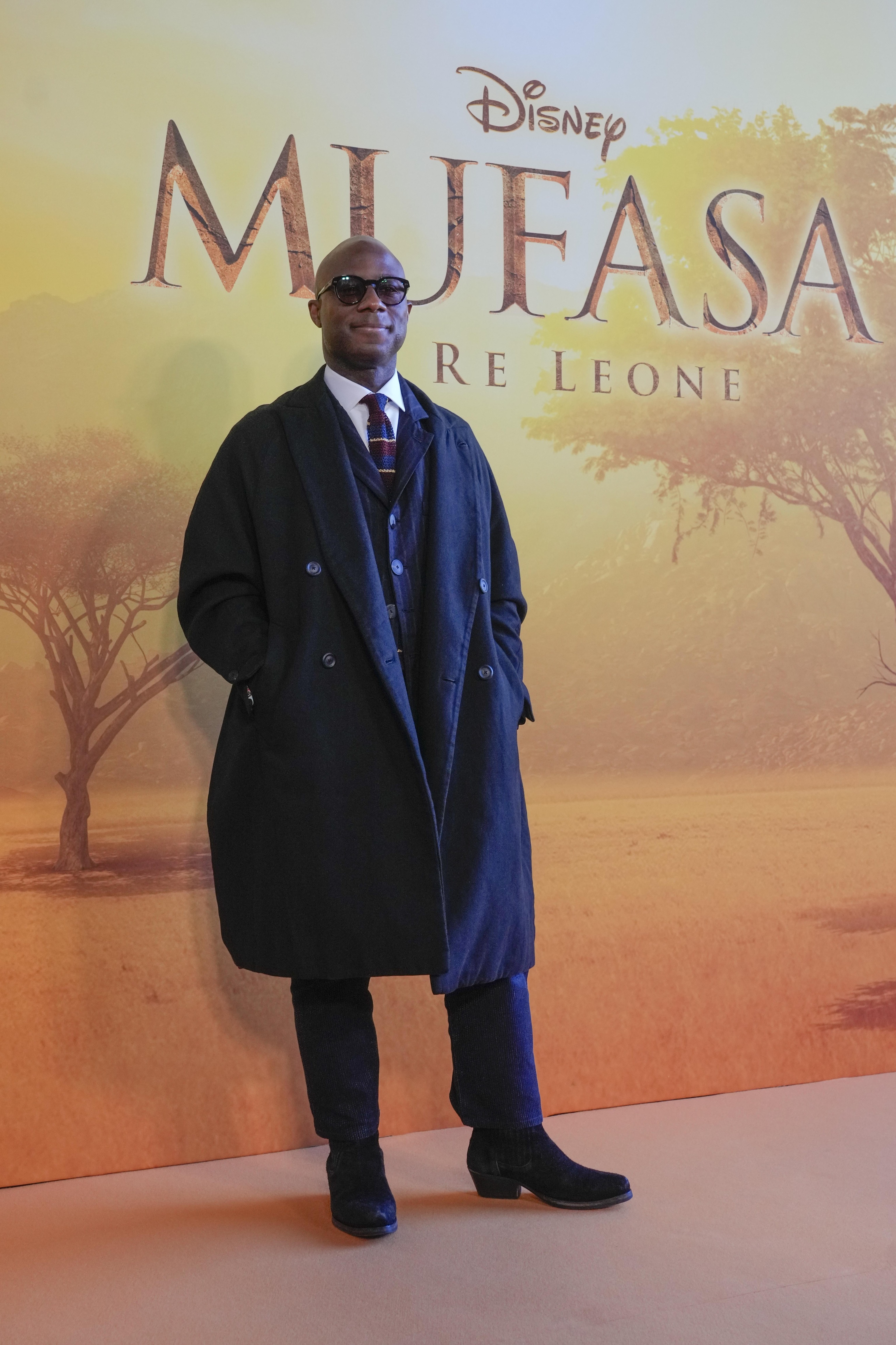 Director Barry Jenkins poses for the photographers during the photocall for Disney's movie "Mufasa: The Lion King".