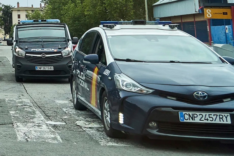 National Police cars.