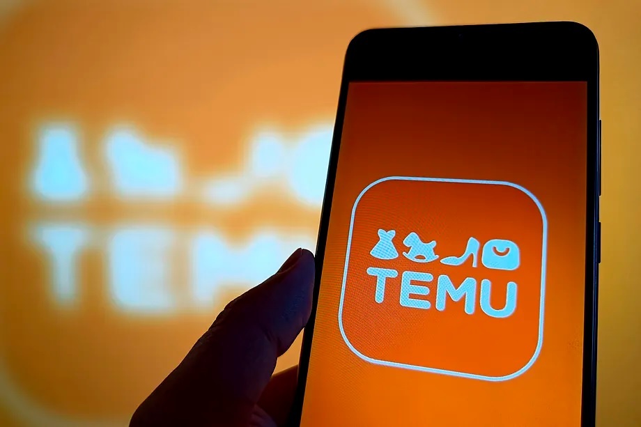 Logo of the Chinese company Temu.