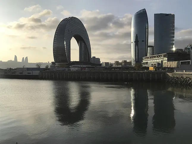 Skyscrapers in Crescent Bay, next to White City.