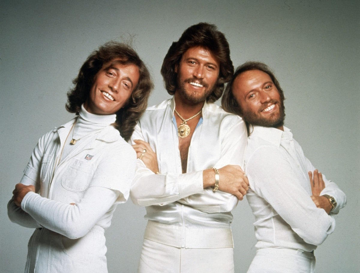 The Gibb brothers, Robin, Barry and Maurice.