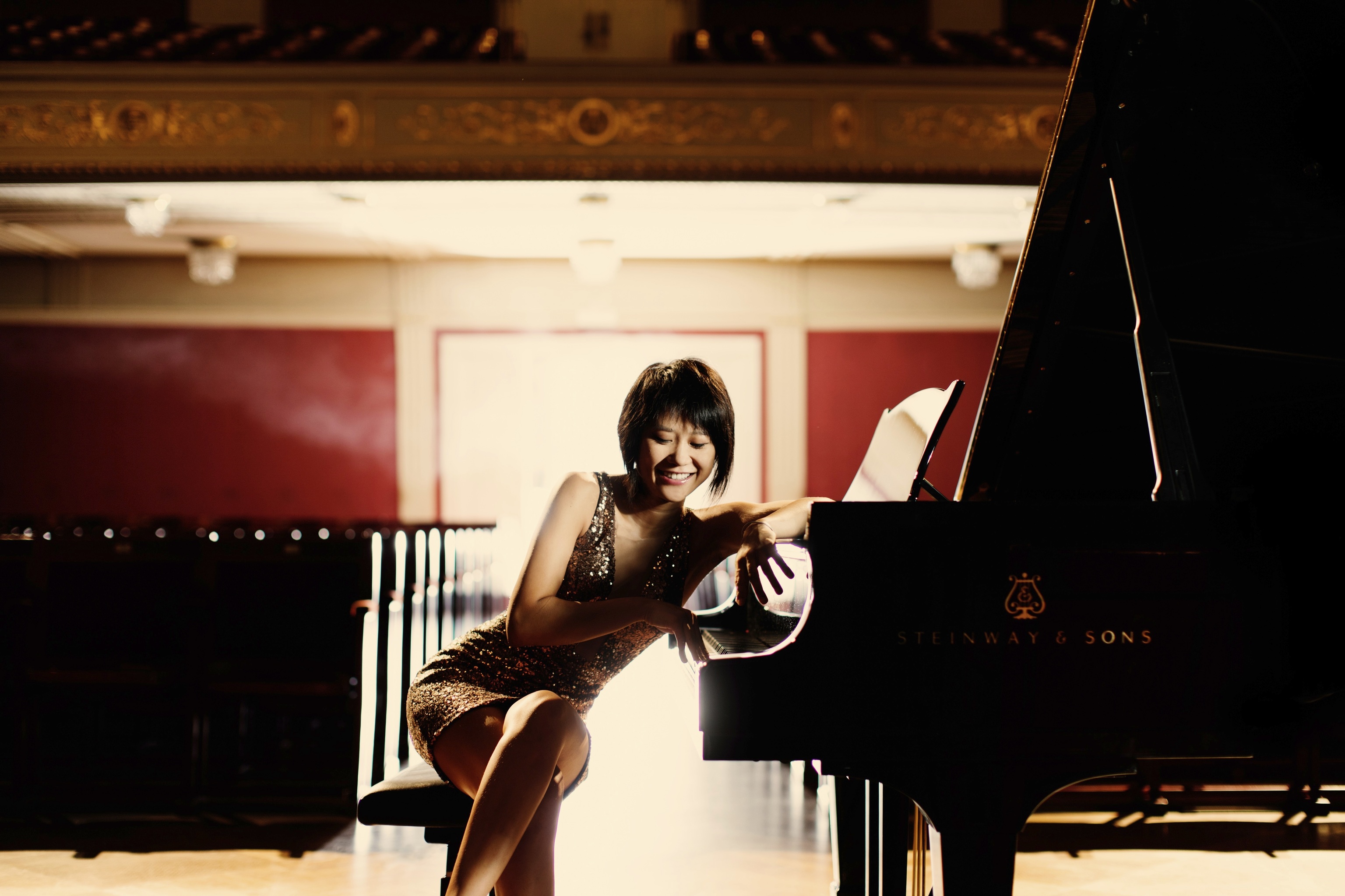 Chinese pianist Yuja Wang.