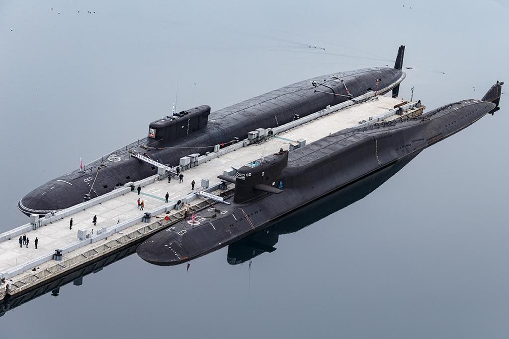 Russian nuclear submarines Prince Vladimir