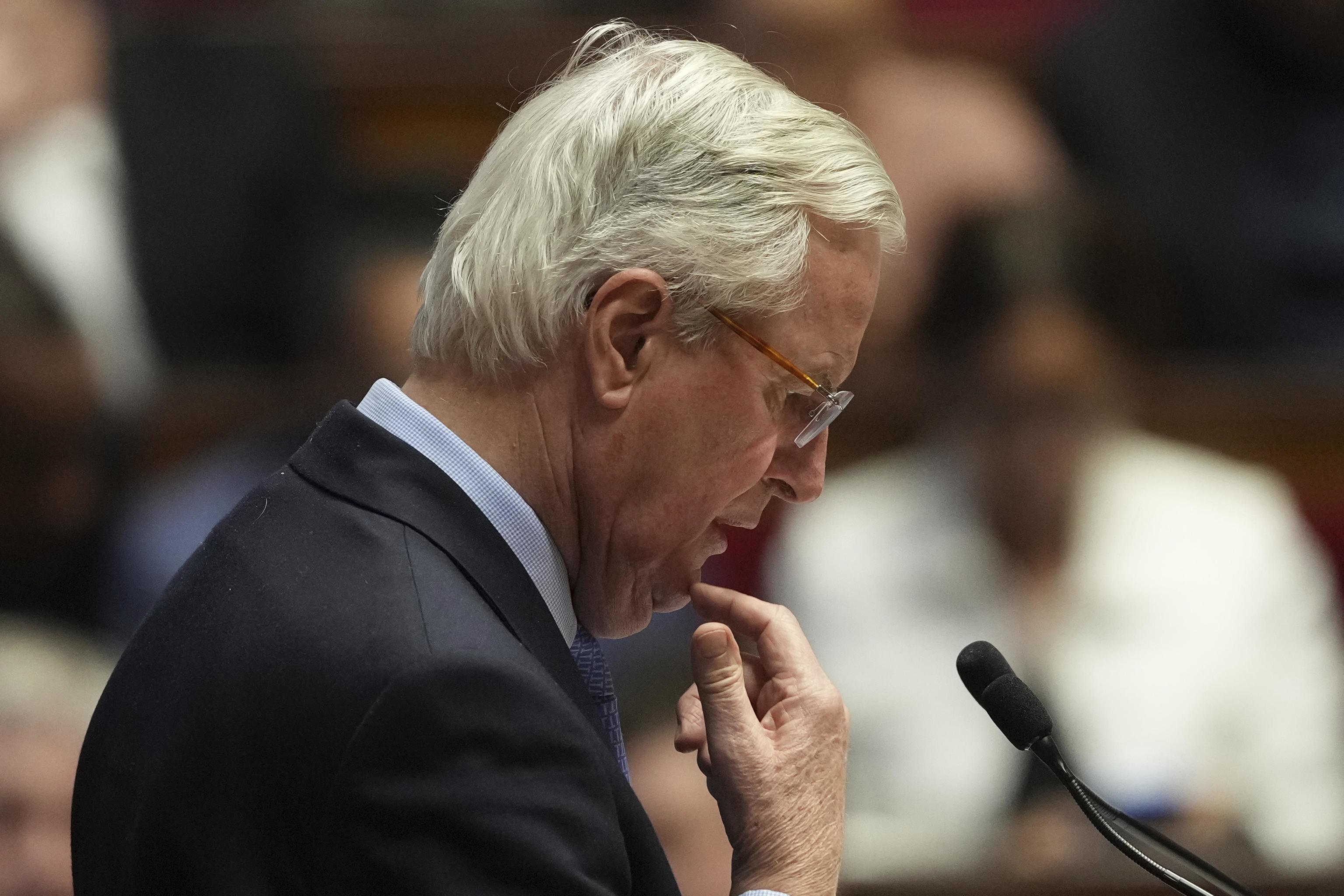 French Prime Minister Michel Barnier.