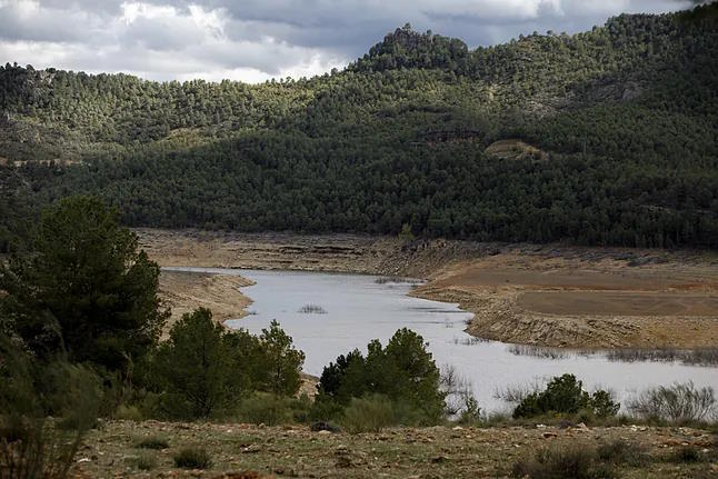 The Fuensanta reservoir in Albacete, Spain, in 2018.