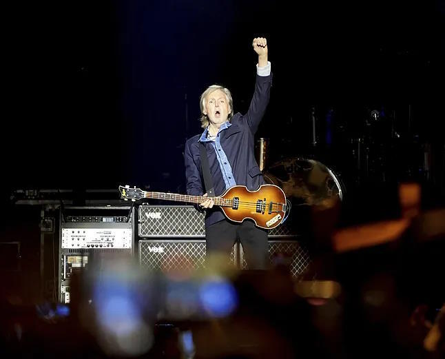 Paul McCartney's concert at the Wizink Center in Madrid.