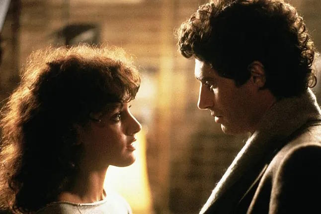 Jennifer Beals and Michael Nouri, in a scene from Flashdance.